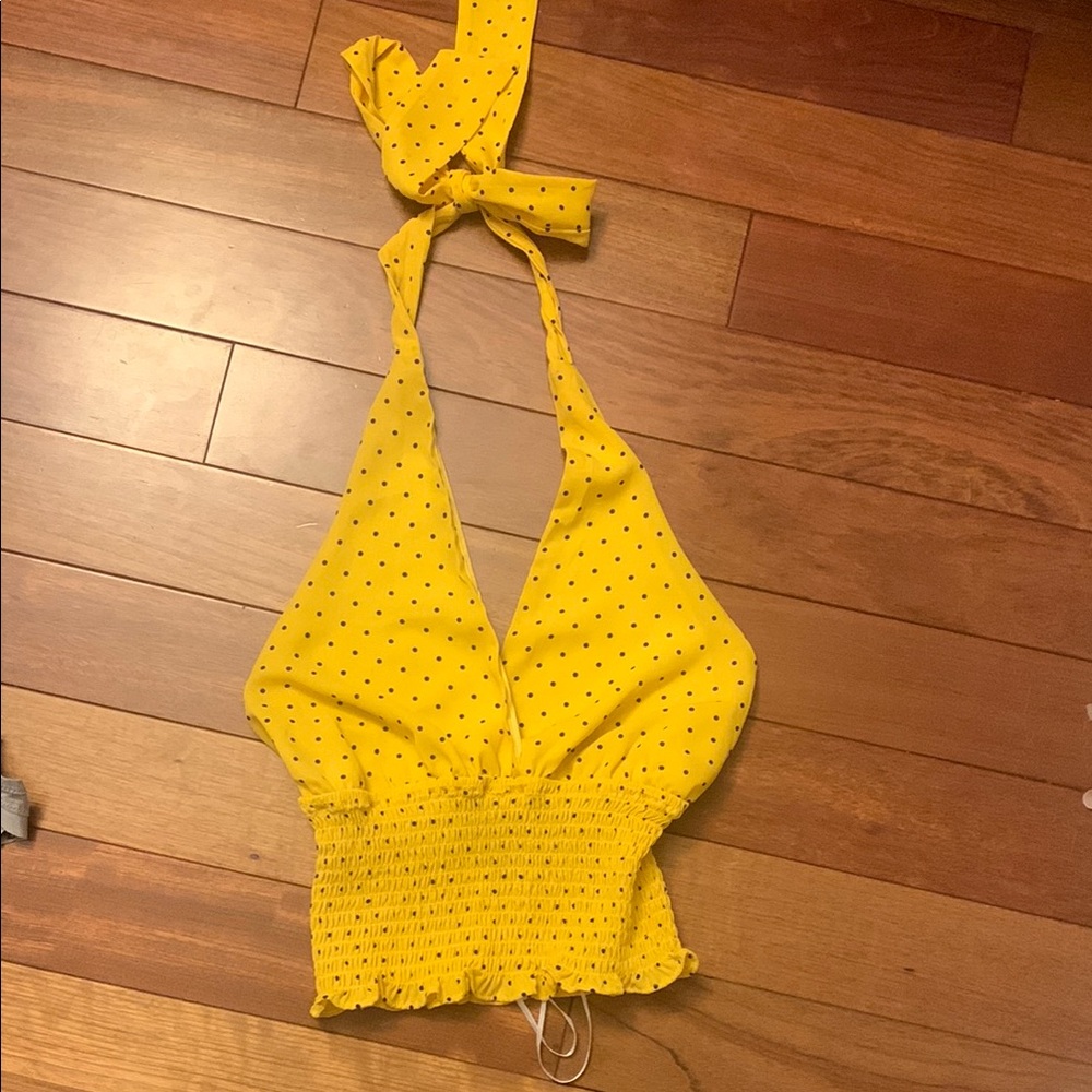 Yellow Halter top